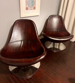 Swivel vintage chairs