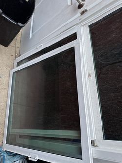 White PVC Double Glazed Window Units