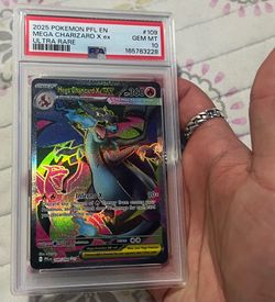 Pokemon Mega Evolution: Phantasmal Flames Charizard EX Ultra Rare PSA 10