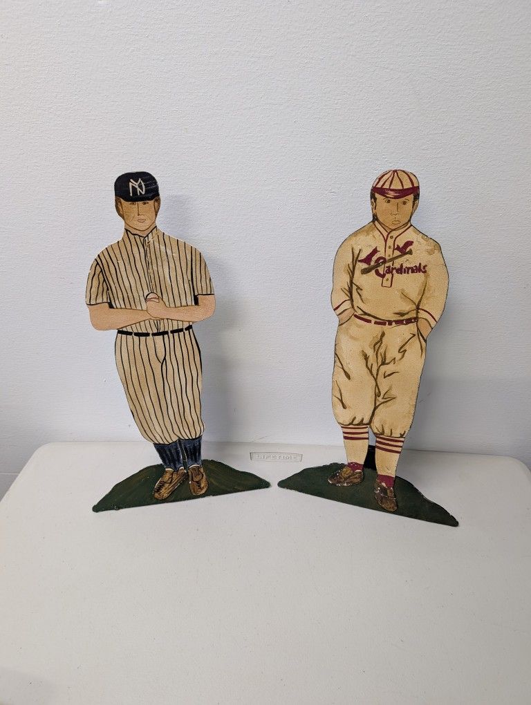 Baseball Player Metal Wall Art