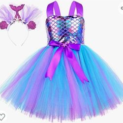 TUTU DREAMS Mermaid Dress 7-8