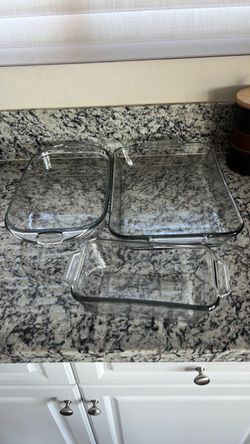 🍽️ 3-Piece Anchor Hocking Glass Baking Dish Set