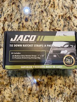 Jaco Tie Down Ratchet Straps