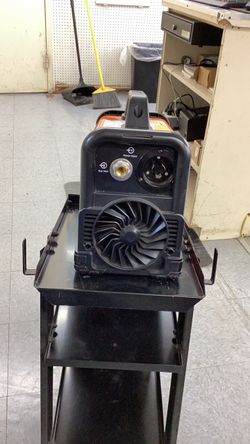 MIG Welder with Gas Inlet and Power Input