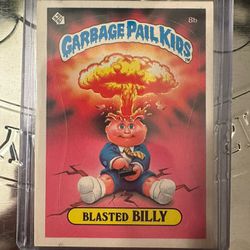 Pristine Blasted Billy Garbage Pails Kids 8b