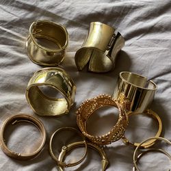 Gold Plated Cuffs 