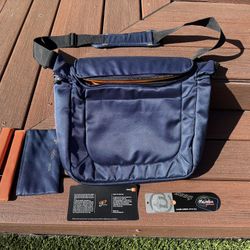 Booq Mamba Saddle Laptop Bag | 13"-15" | Navy/Orange | Like New