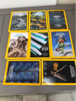 National Geographic Magazine Lot – Modern Issues Science Nature Climate Photography