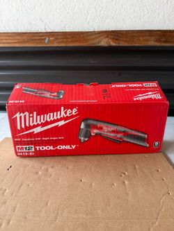 Milwaukee cordoess M12 3/8" Right Angle Drill tool only