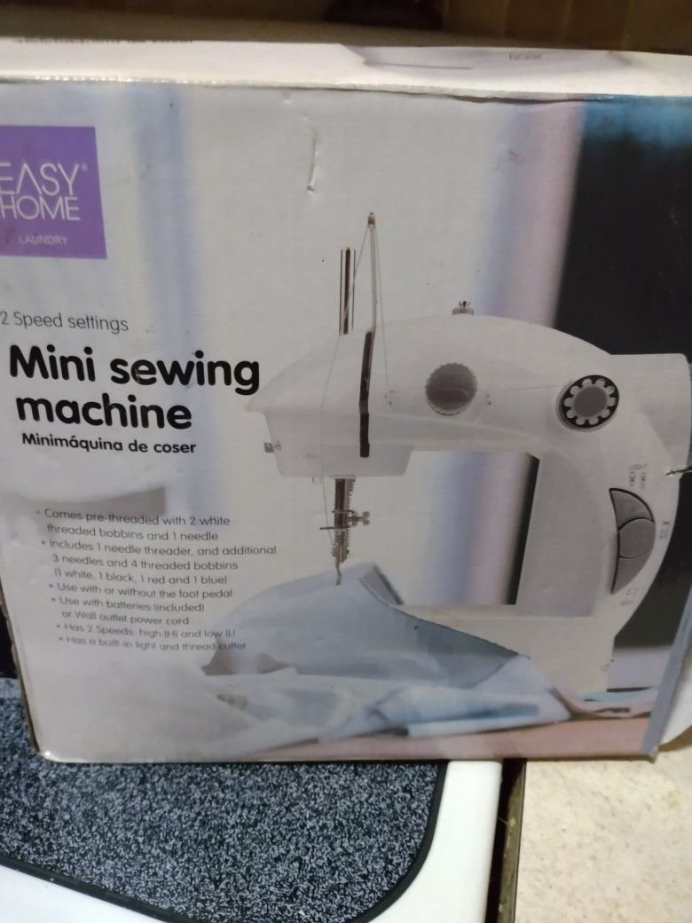Brand New In Box Never Opened Complete Sew Machine Portable.Home.etc 12 Firm Look My Post Great Deals
