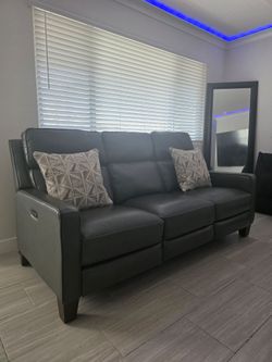 RC Willey dark grey couch $750