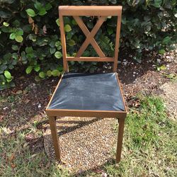 Vintage Leg-O-Magic Walnut /ebony Chair 
