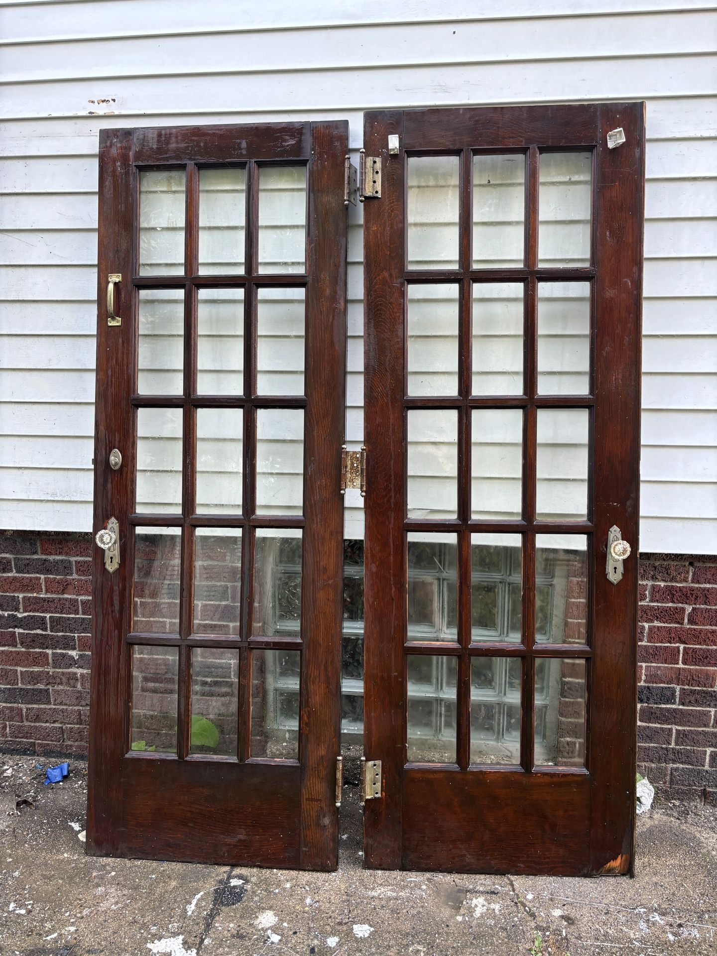 Antique French Doors - 57” X 80”