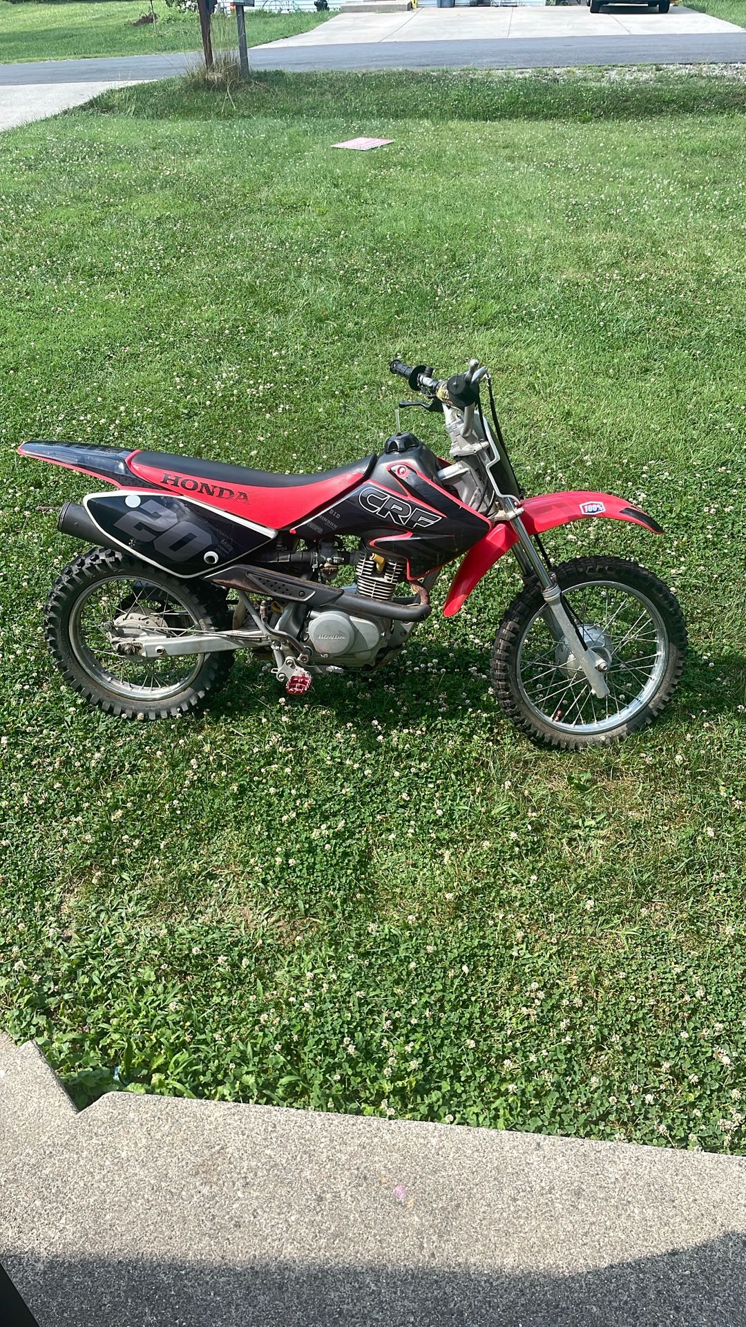 Honda CRf Motorbike red and black