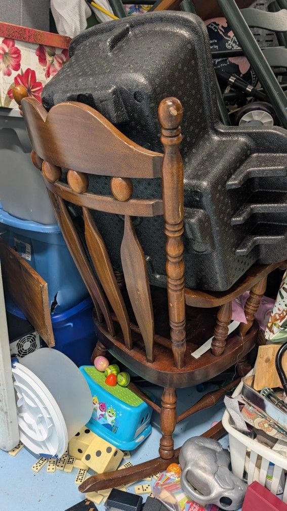 Vintage Wood Rocking Chair