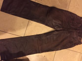 Leather pants