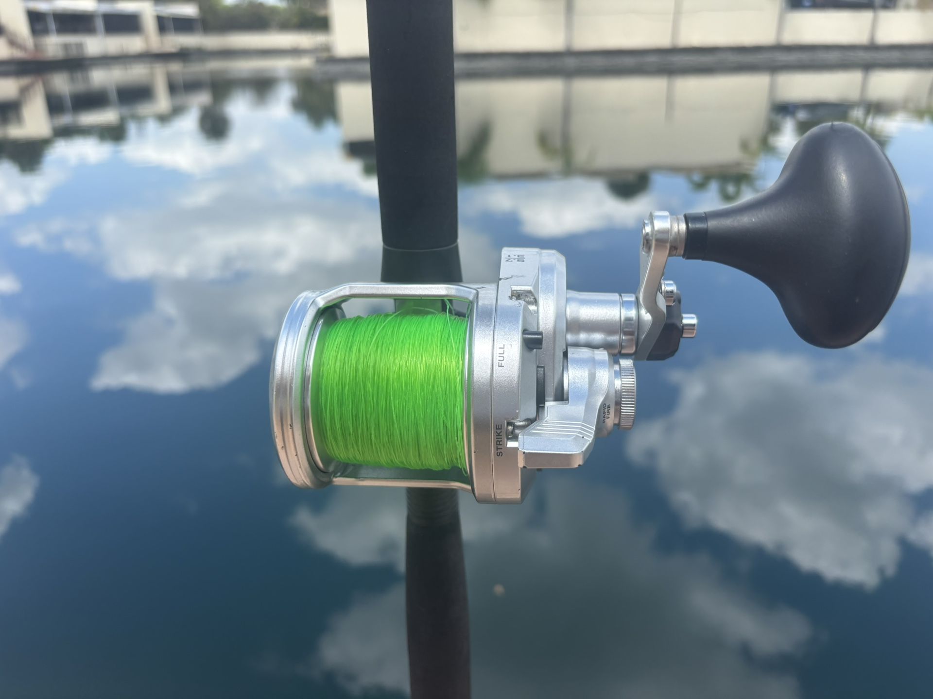 π₯Preowned Shimano Speedmaster 16 II Reel & Beautiful Custom Made 6FT 25-50LB Rodπ£