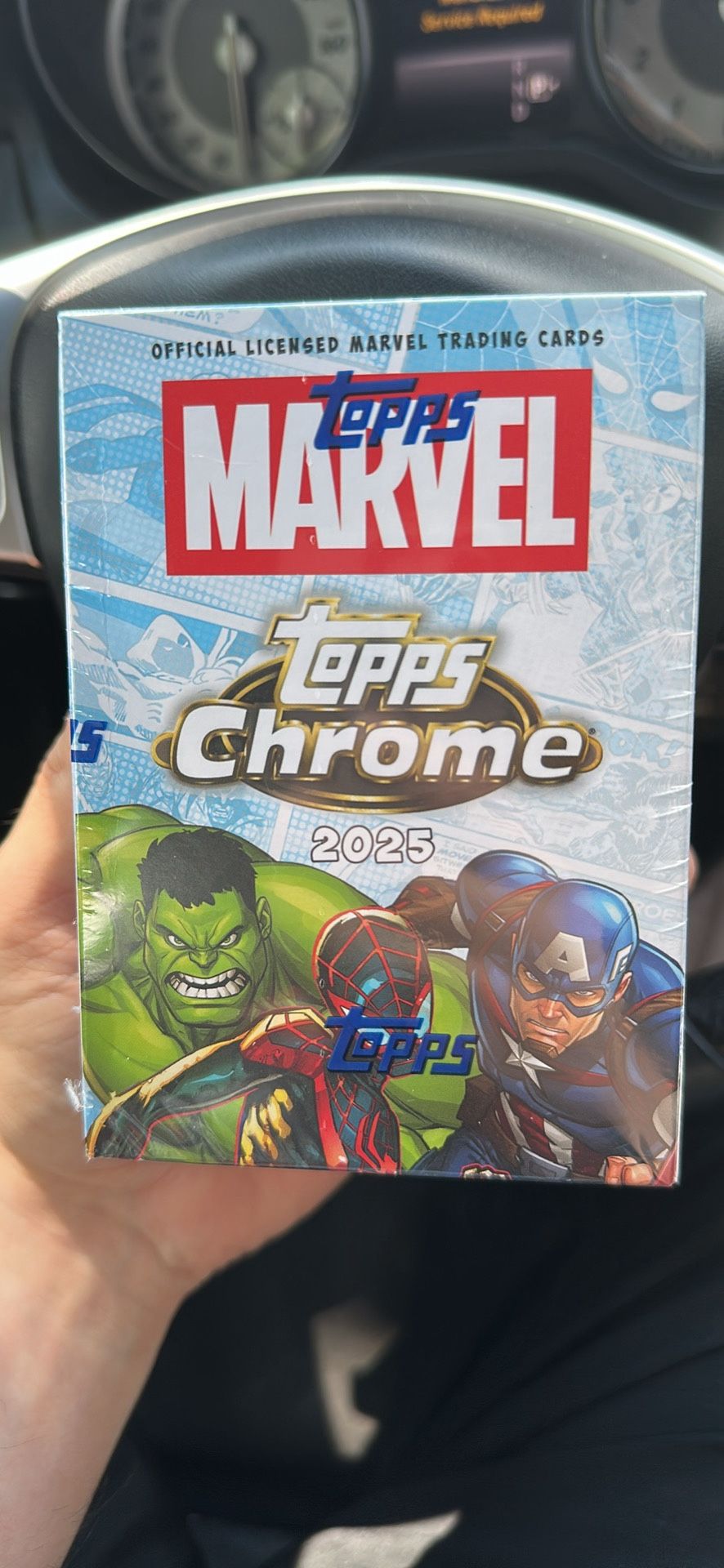 2025 Topps Marvel Comics Chrome Value Box