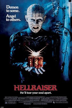 Hellraiser Original Movie Poster One Sheet Credit 24"x36" Wall Poster
