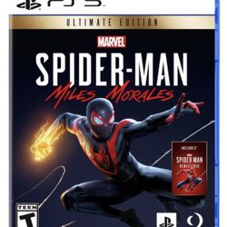 Ps5 Spiderman Miles Morales Game 