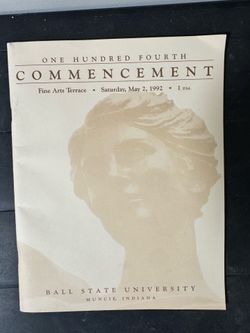 Ball State University Commencement Program — May 2, 1992