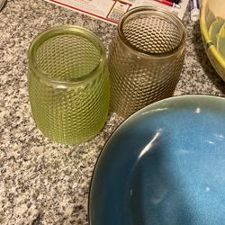 Salad bowls /  Vases / Mason jar lids … etc 