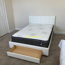 Full Size Or Queen Size Bed Frame New In The Box With Mattress Same Day Delivery 