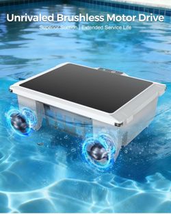 T1B/T2B Solar Pool Skimmer Robot - Automatic Cleaner for Inground & Above-Ground 2026 Upgraded