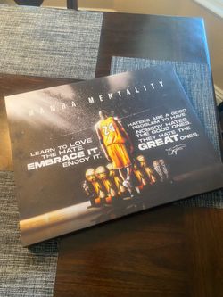 20x16 mamba mentality Kobe Bryant canvas