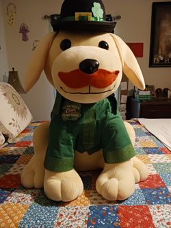 St. Patrick's Day Raising Cane's Giant Plush Puppy