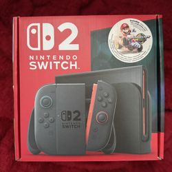 Nintendo Switch 2 + Mario Kart World Console Bundle ~ Brand New