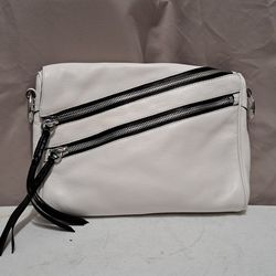 orYANY Skyler Crossbody Handbag   White Leather Bag