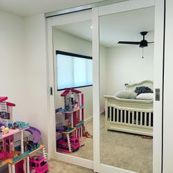 Sliding Bipass Closet Doors With Mirror