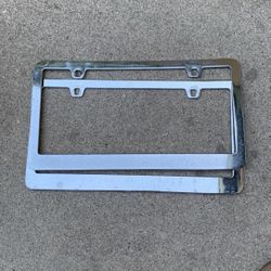 Chrome License Place Frame Set