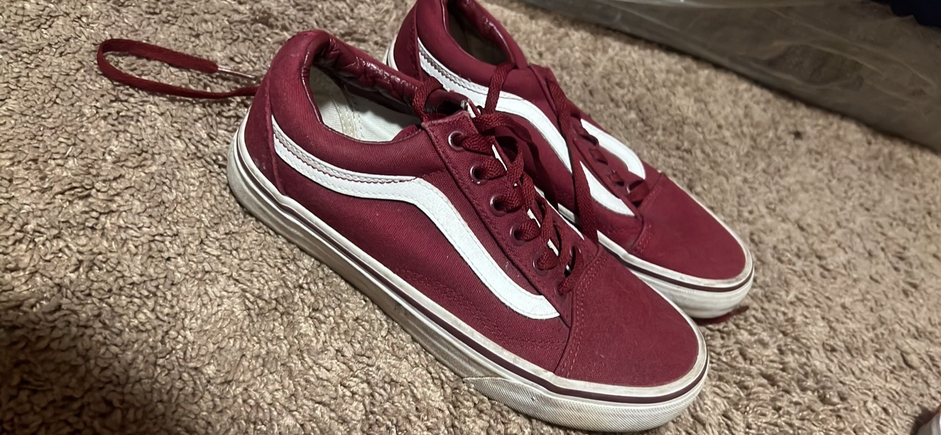 Maroon Vans