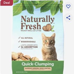 Naturally Fresh Walnut Shell Cat Litter - 26 lb bag
