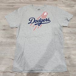 Goodfellow Los Angeles Dodgers Heather Grey tshirt tee size L