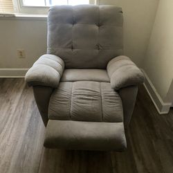 Gray recliner