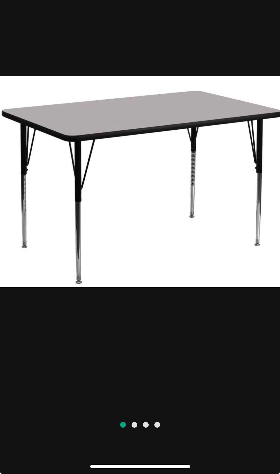 Activity Sturdy Table, Writing Desk, Adjustable Height