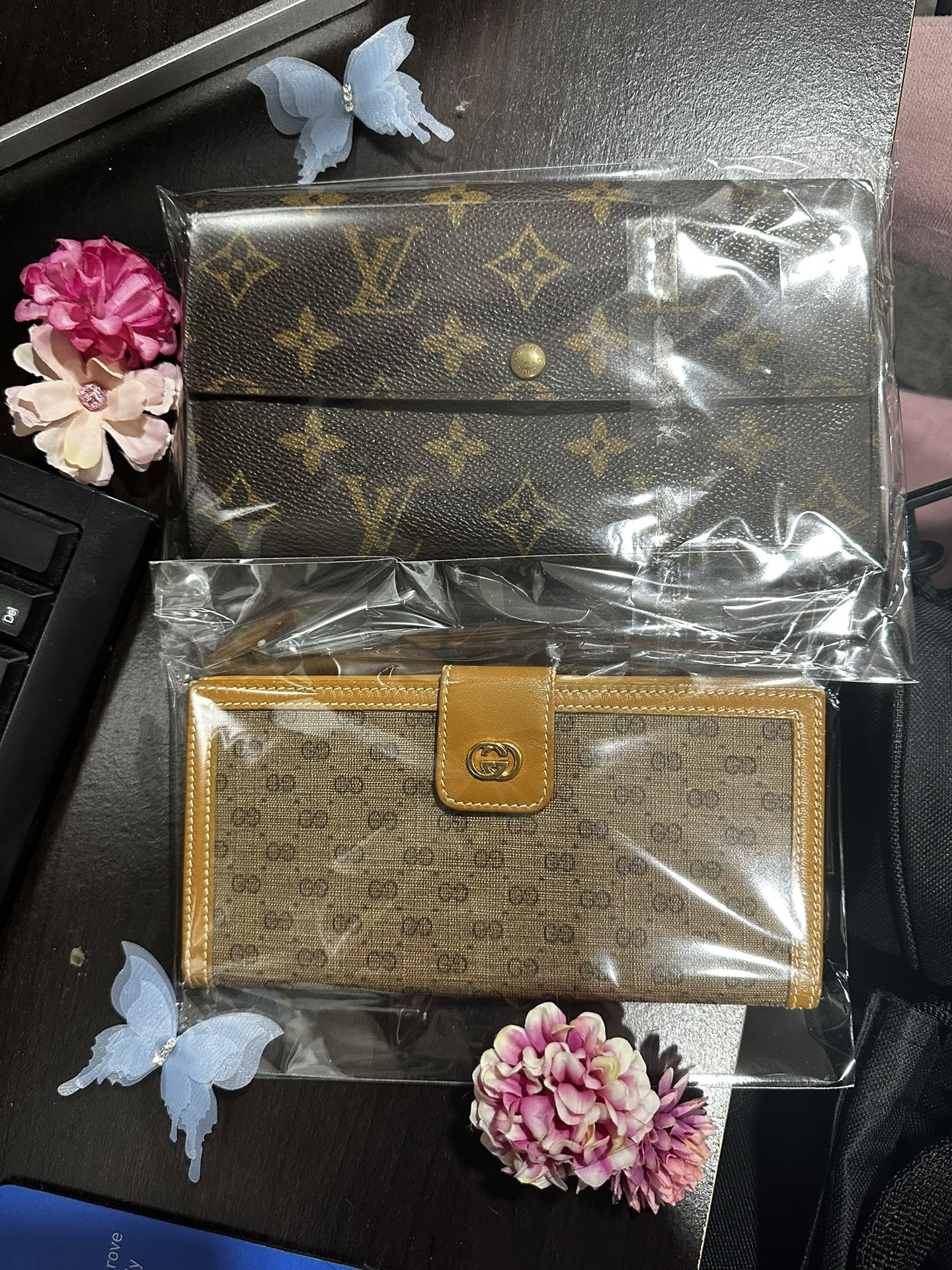 Gucci And LV Wallet