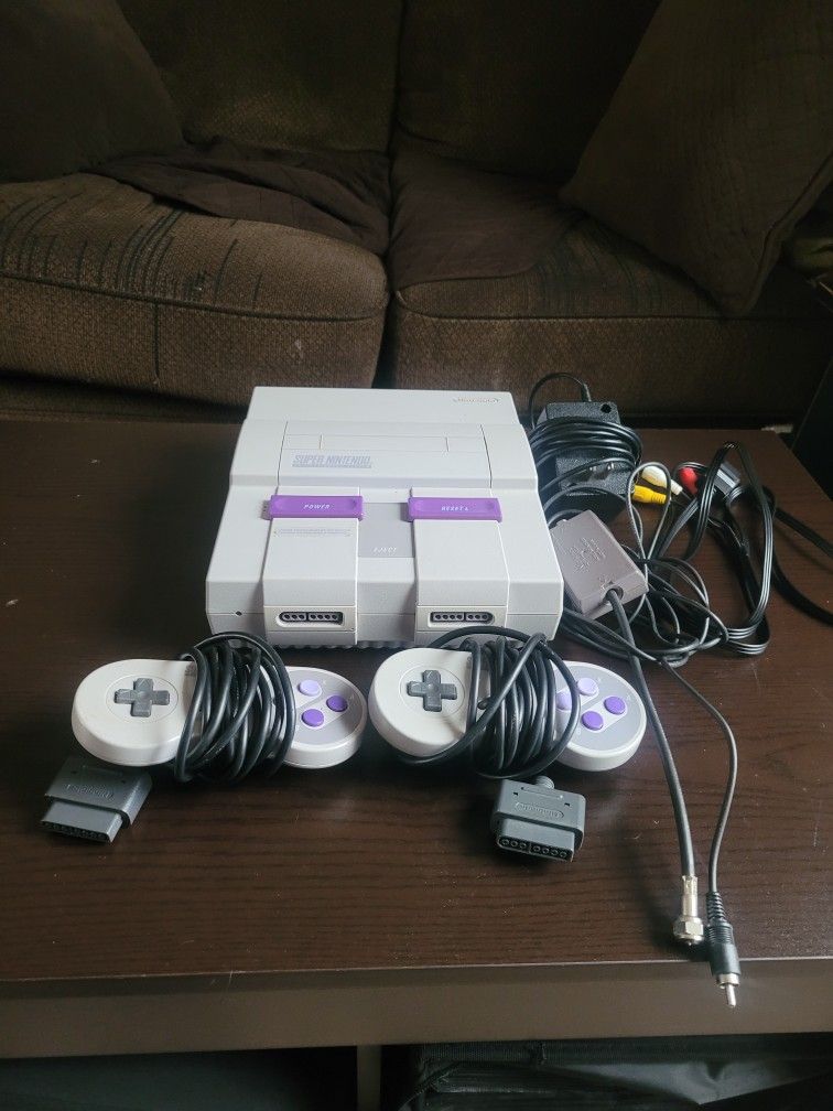 Super Nintendo Consoles And Games