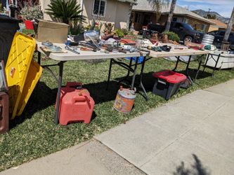 Yard sale this Saturday