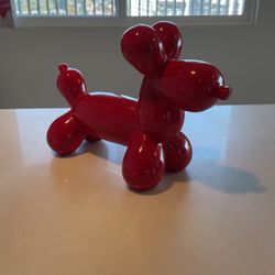 Balloon Dog Sculpture - Red