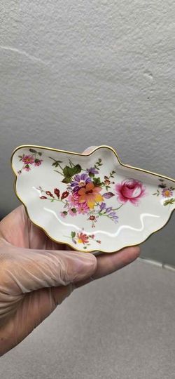 Royal Crown Derby Derby Posies XL Tray Bone China England Floral Dish