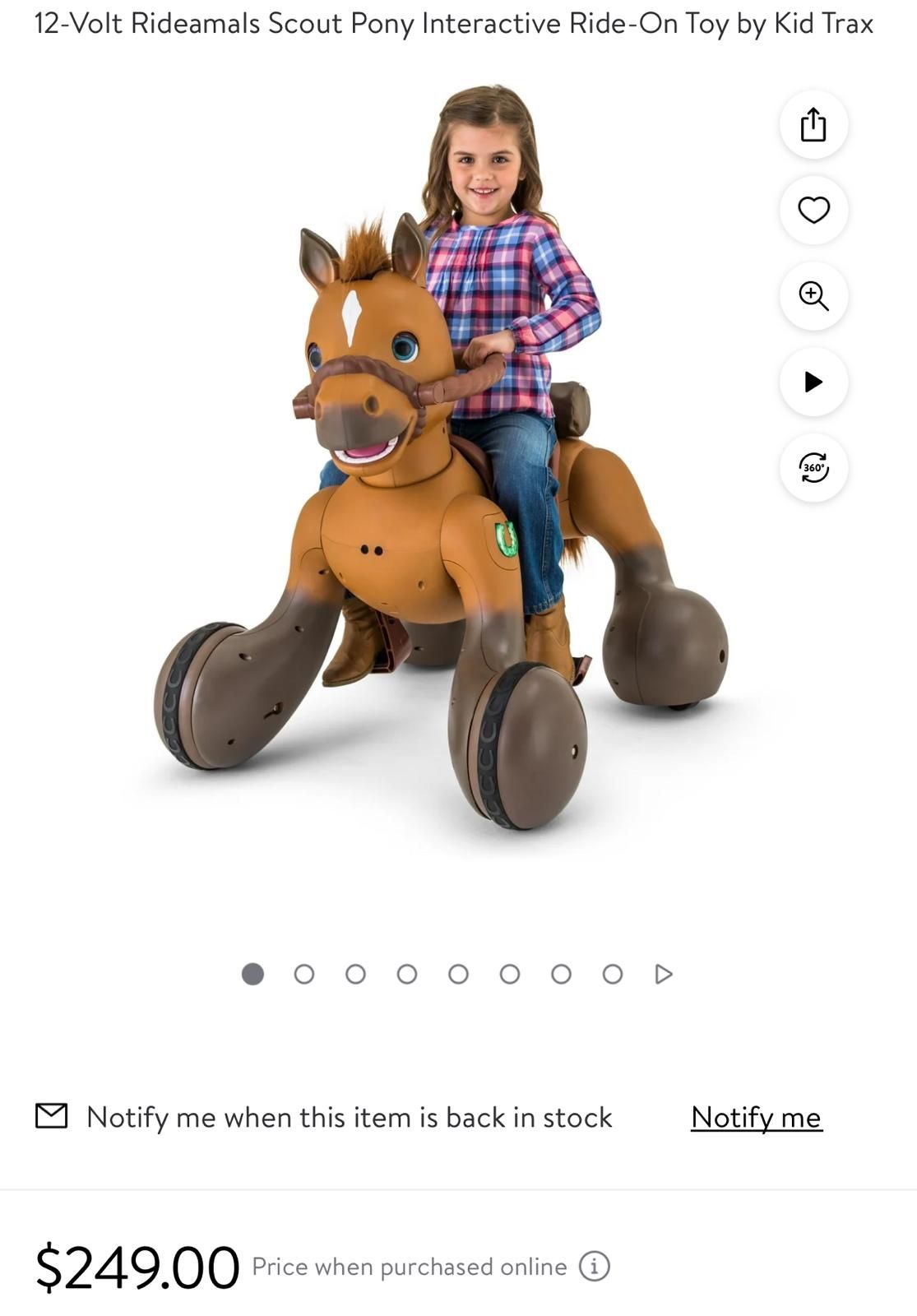 Kid Trax Interactive Ride on pony, fully functional. Normal Wear and Tear.