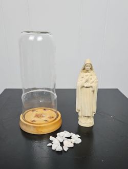 Vintage "Little Flower" Statue of Saint Therese of Lisieux