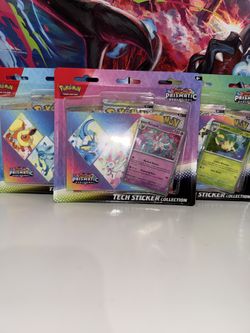 POKEMON PRISMATIC EVOLUTIONS 3 PACK TECH STICKER COLLECTION