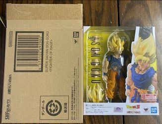 Sh figurarts fighter of rage Goku super Saiyan son Goku