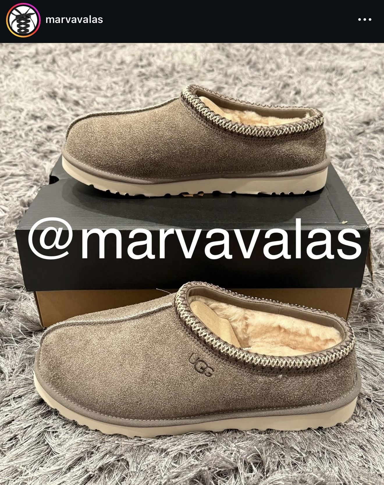 UGG Tasman Shaggy Suede Smoke Plum. Mens 11