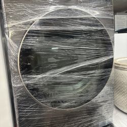 NEW LG set Washer And Gas Dryer Front Black Stainless Steel 